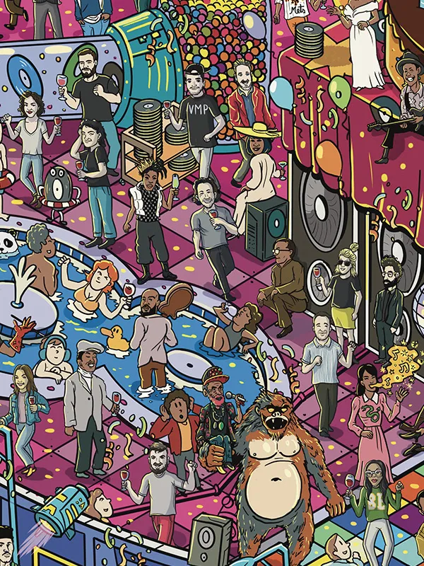 “Vinyl Me, Please” Anniversary Poster (2023)